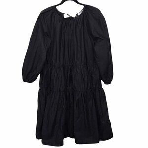 NA-KD Black Oversized Cotton Dress NWT Size 4